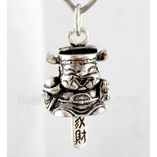 Thailand Sterling Silver pendant, antique silve