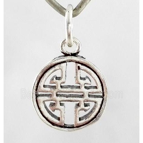 Thailand Sterling Silver pendant, antique silve