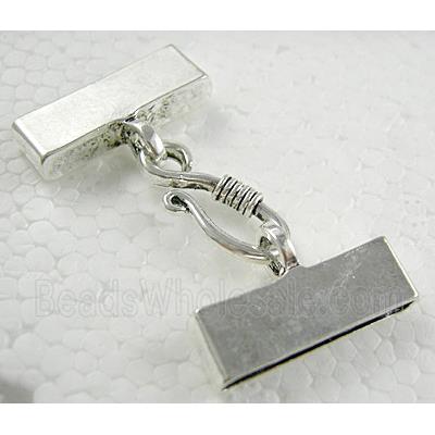 Tibetan Silver connector clasp, Non-Nickel
