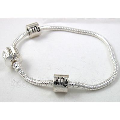 Stopper Beads, Screw, Tibetan Silver Non-Nickel