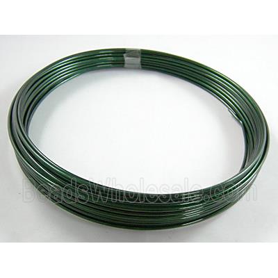 DarkGreen Aluminium flexible craft wire for necklace bacelet