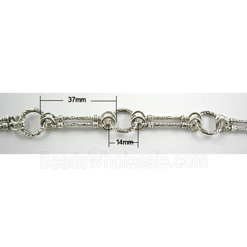 Antique Silver Alloy Chain