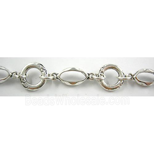 Antique Silver Alloy Chain