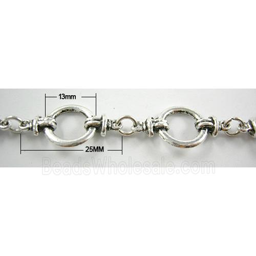 Antique Silver Alloy Chain