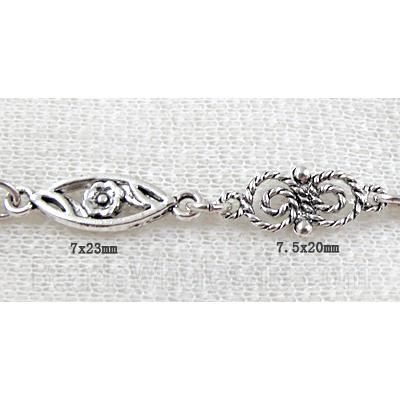 Antique Silver Alloy Chain