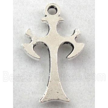 Tibetan Silver pendants, Zn Alloy