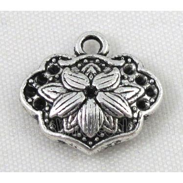 tibetan silver charms bead non-nickel
