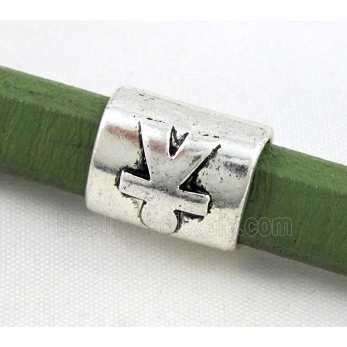 tibetan silver charms bead non-nickel