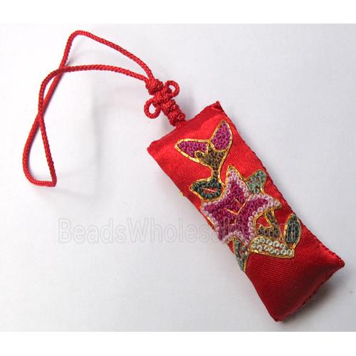 handmade Embroidery silk jewelry