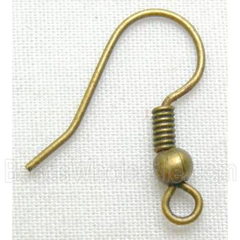 Antique Bronze Iron Earring Wire