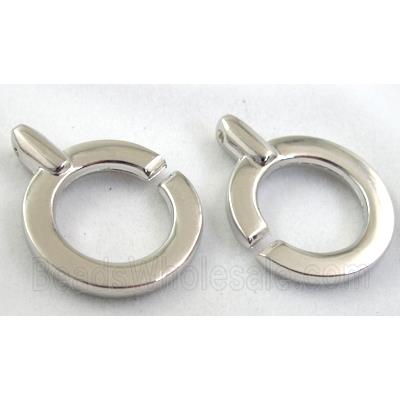 Platinum Plated alloy Clasp