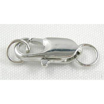 Platinum Plated Copper Clasp Jewelry Findings
