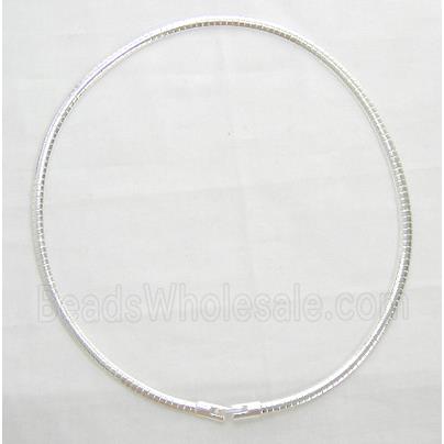 Silver Plated Copper Necklace Chain