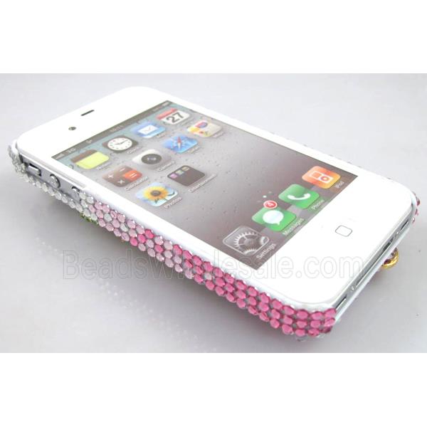 iPhone 4&4S Peacock Diamond Rainstone Case Cover