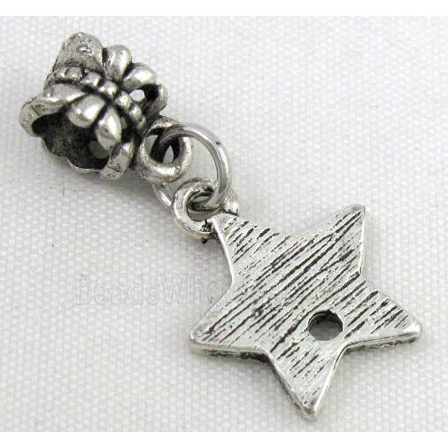 Bracelet spacer, alloy hanger, pendant