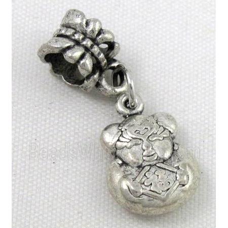 Bracelet spacer, alloy hanger, pendant