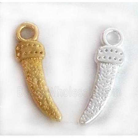 alloy horn pendant, mixed color