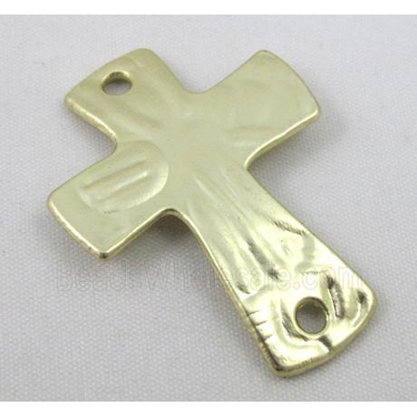 cross alloy connector, duck-gold