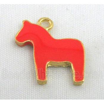 bracelet bar, enamel alloy pendant