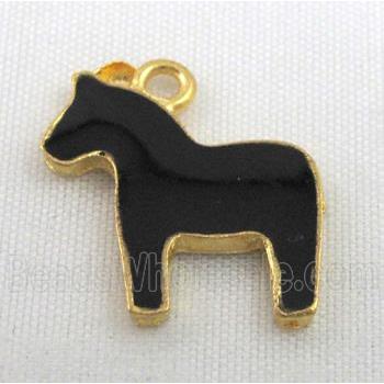 bracelet bar, enamel alloy pendant