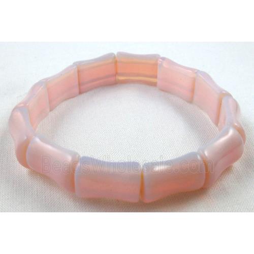 opal stone bracelet, stretchy