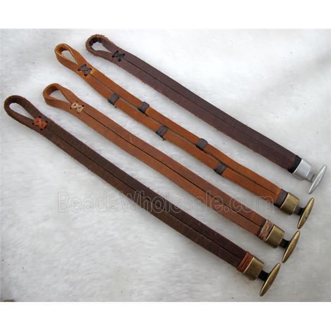 Genuine Leather Bracelet, Mix
