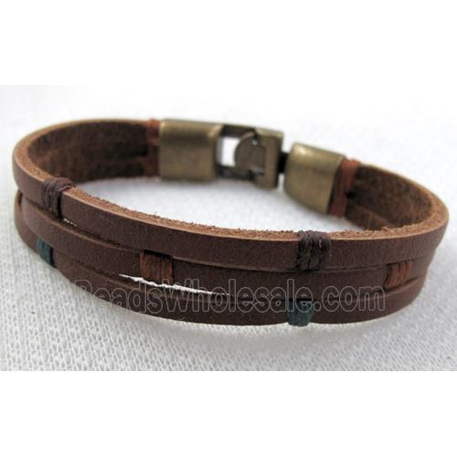Genuine Leather Bracelet, Mix