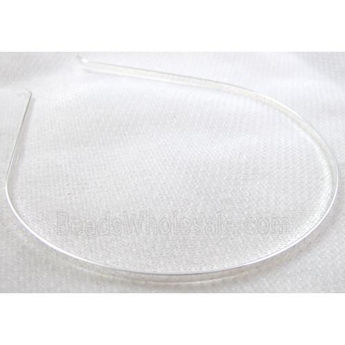 Silver Plated steel Hair Bands, Nickel Free
