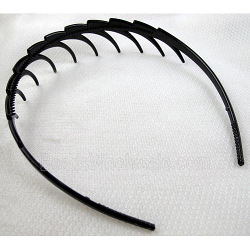 Black Plastic Head Bands