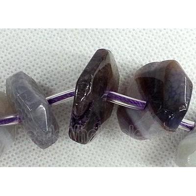 Agate beads heishi necklace chain
