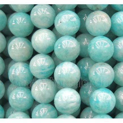 round natural Amazonite Beads, Grade-AAA