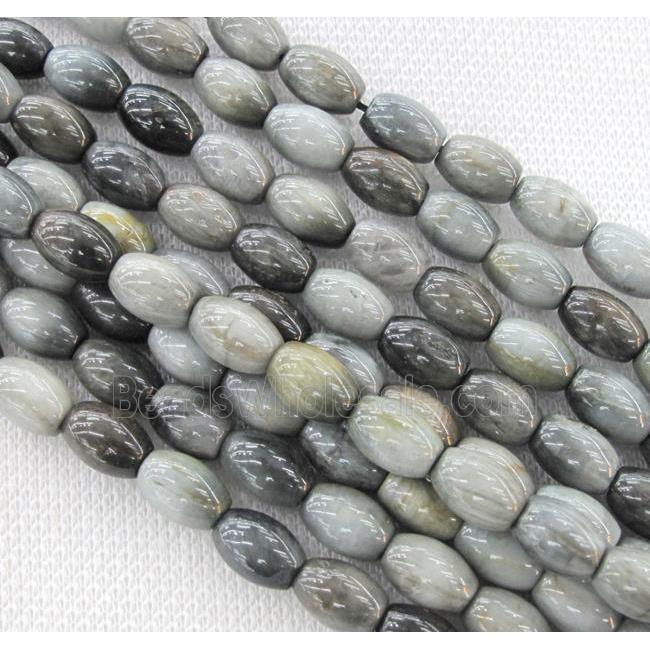 eagle eye stone bead, rice