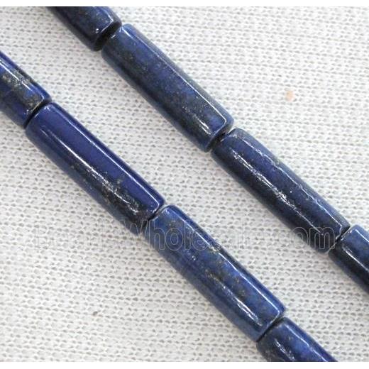 lapis lazuli beads, tube
