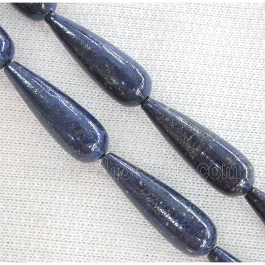 lapis lazuli beads, teardrop