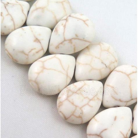 Turquoise Beads, teardrop, stability
