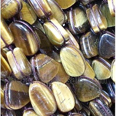 tiger eye beads, freeform