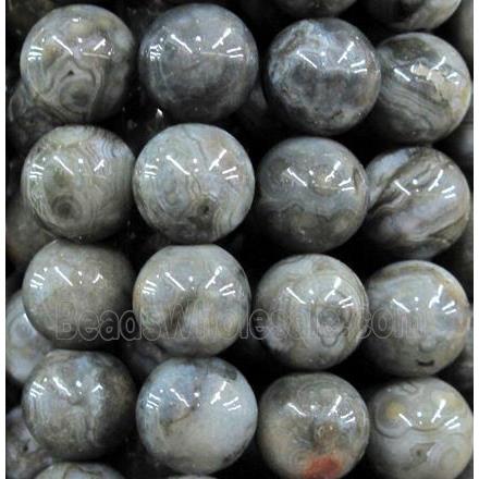 ocean agate bead, round