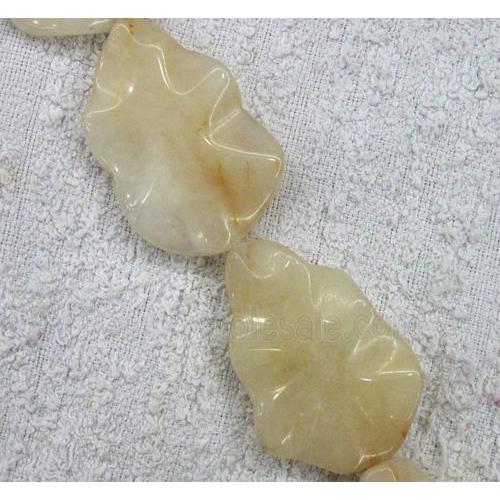 yellow jade bead, cucurbit