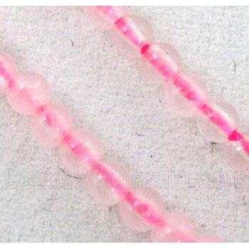 pink jade beads, tiny, round