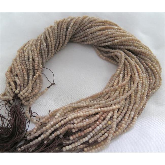Pink Moonstone Beads, round, tiny
