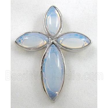 opal stone pendant
