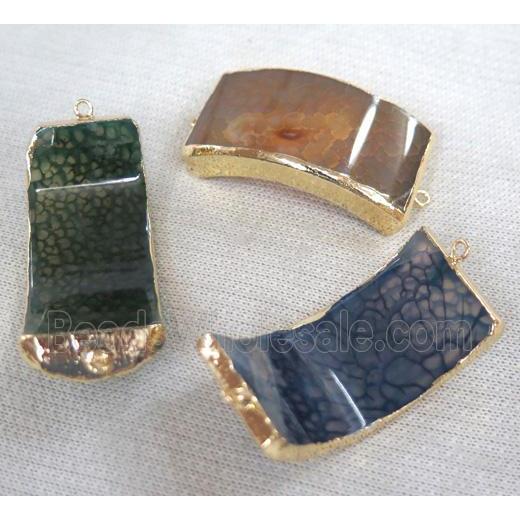 agate connector, bend rectangle, mixed color