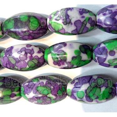 Rain colored stone bead, stability