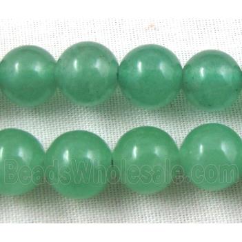round Green Aventurine stone bead