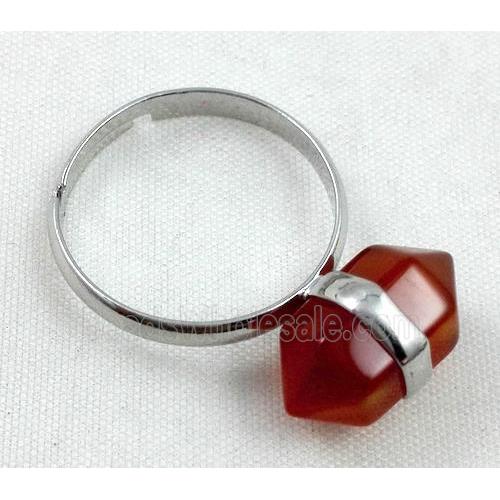 Red Agate Ring, bullet