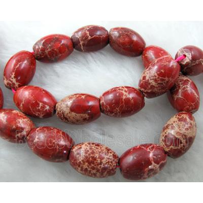 Sea Sediment Jasper, Rice, red