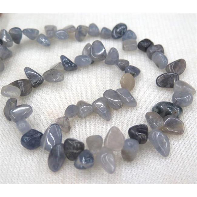 blue tourmaline chips bead, freeform