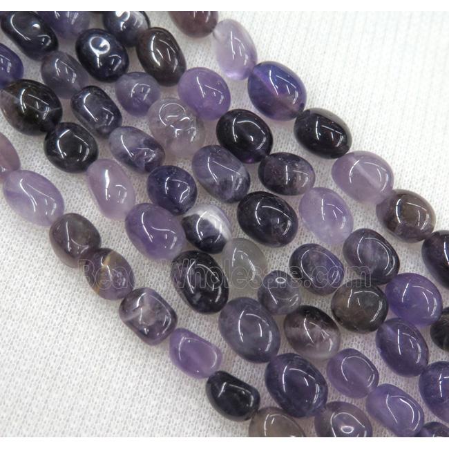 amethyst chips bead, freeform