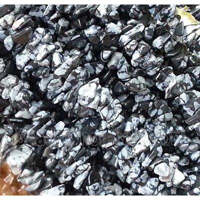 snowflake jasper chips bead, freeform
