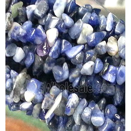 lapis lazuli chips bead, freeform